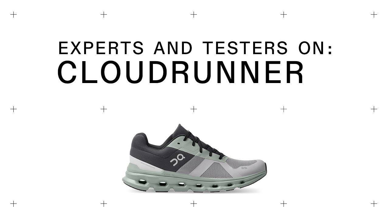 Women's running shoes On Cloudrunner Waterproof fade/black