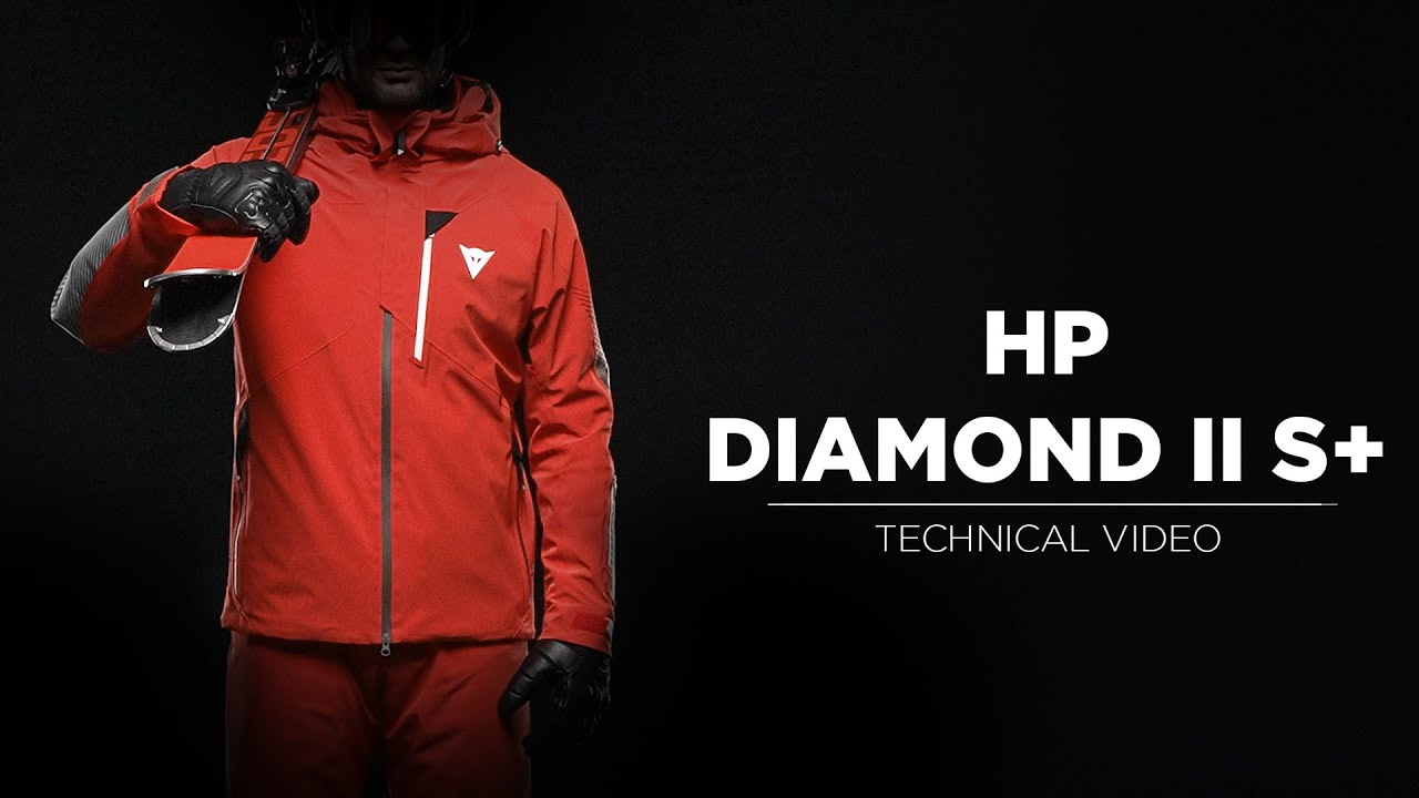 Men's ski jacket Dainese Hp Diamond II S+ black concept