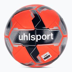 Football uhlsport Match Addglue fluo red/navy/silver size 5