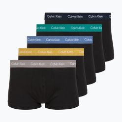 Boxers Calvin Klein LV00NB4412 Low Rise Trunk 5 pairs black bodies with driftwood/moonlight