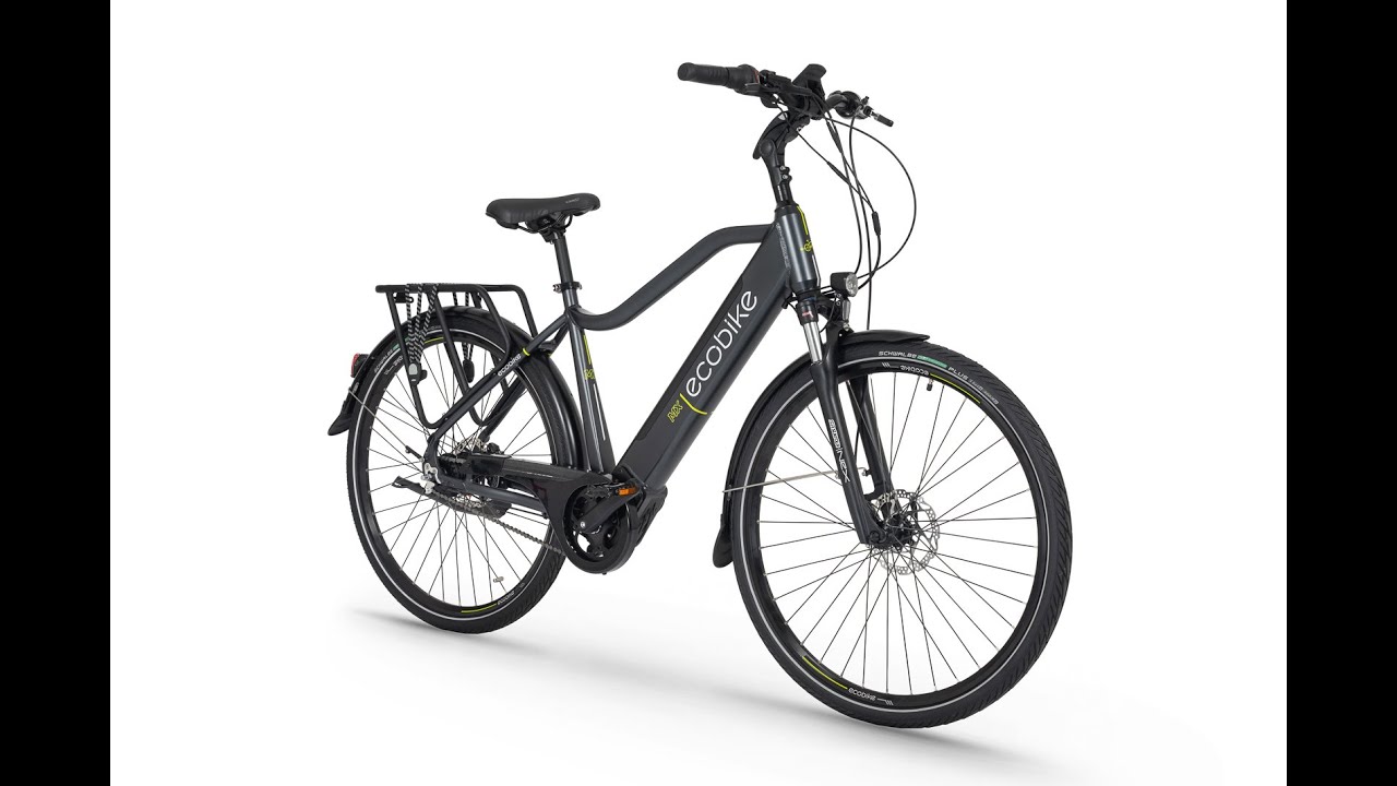 EcoBike MX300 LG electric bike black 1010307