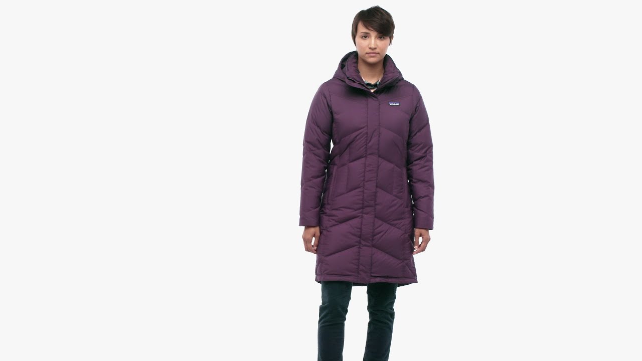 Women's Patagonia Down With It Parka obsidian plum coat