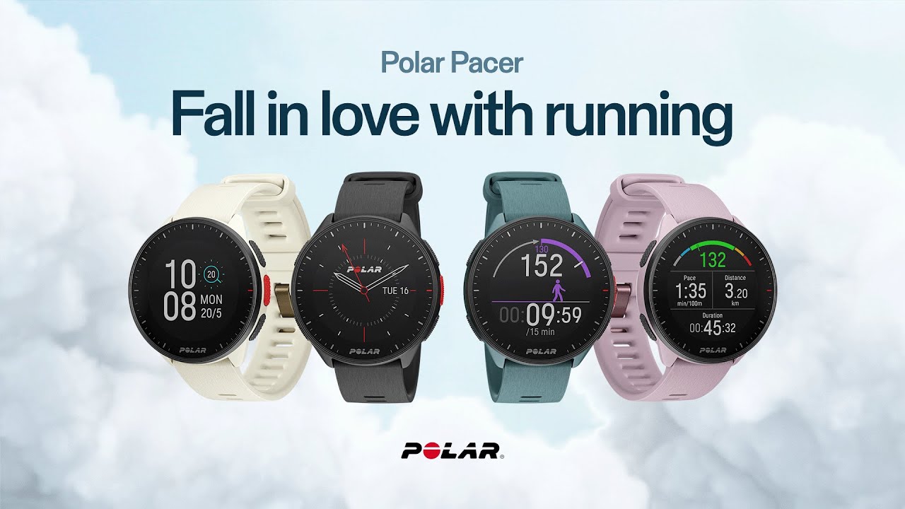 Polar Pacer green PACER TEAL watch