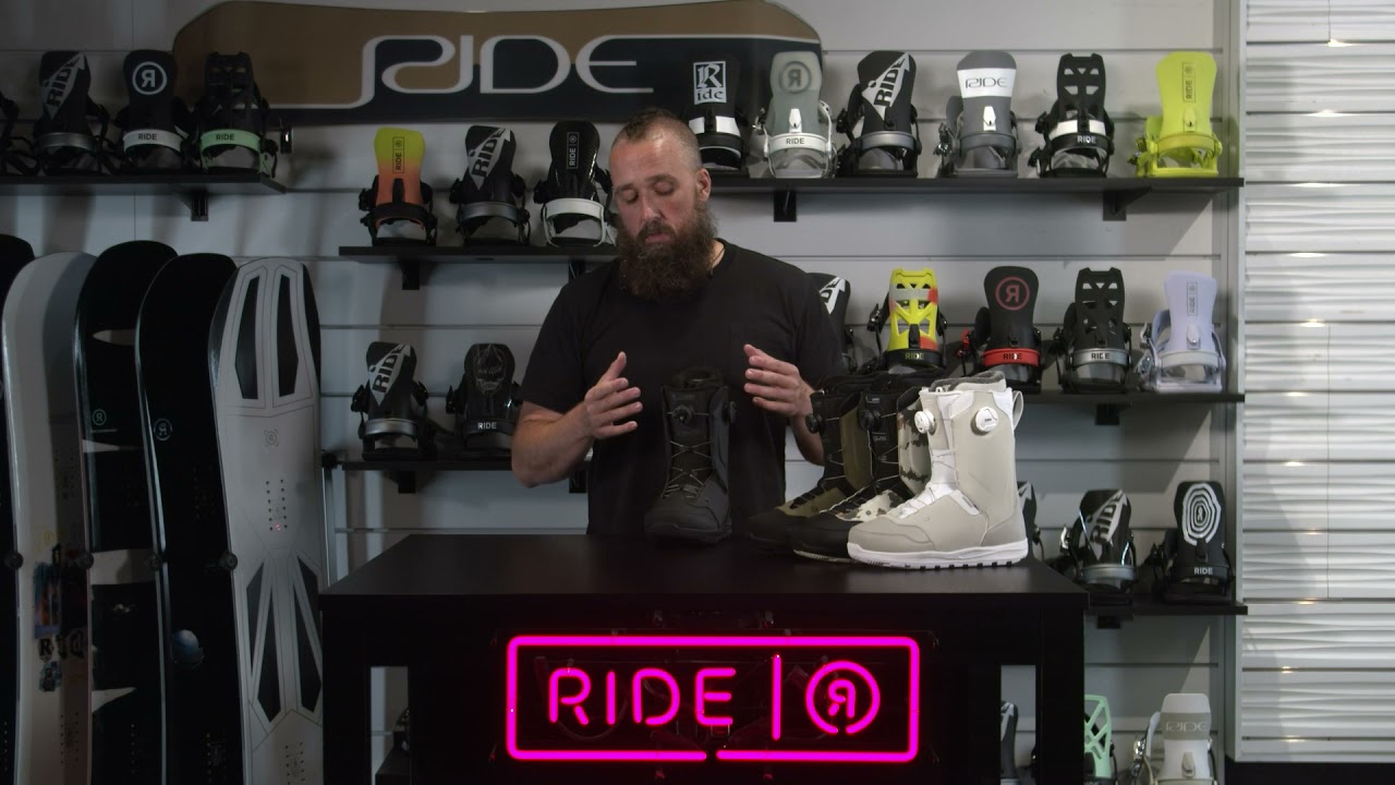 Men's snowboard boots RIDE LASSO white 12E2006.1.5