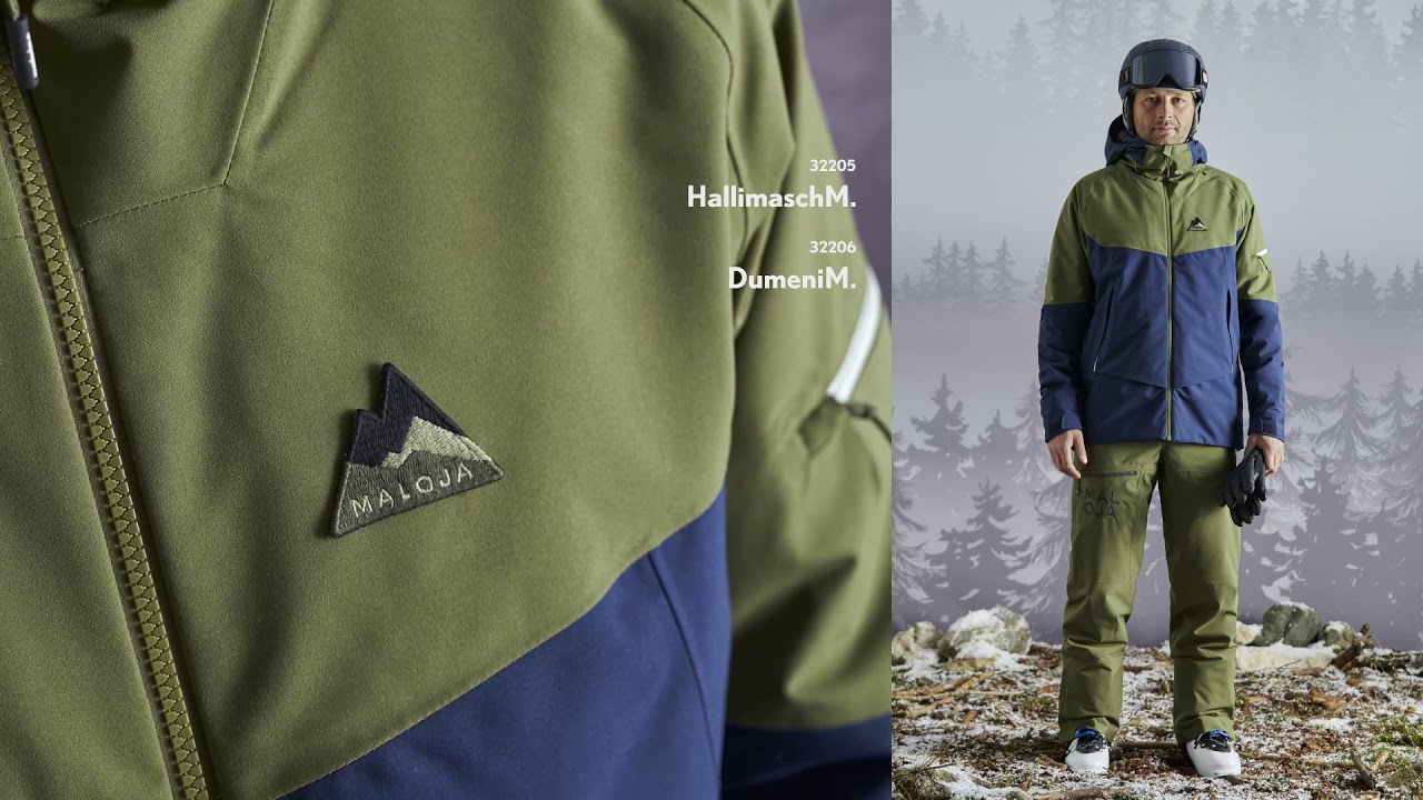 Maloja M'S HallimaschM men's ski jacket green 32205-1-0560