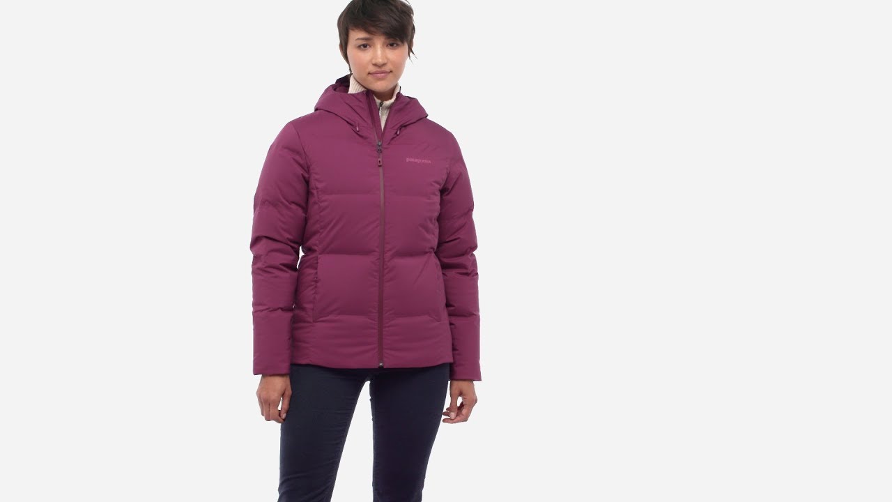 Patagonia women's down jacket Jackson Glacier obsidian plum