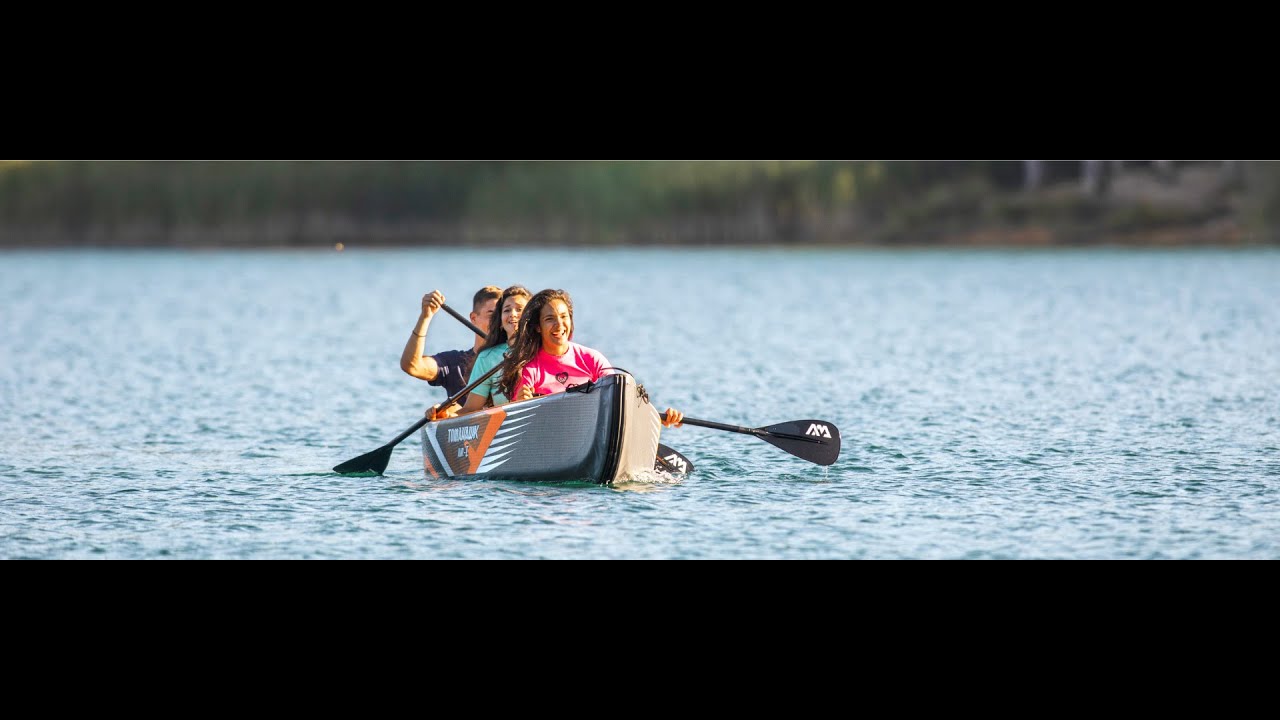 3-person 15'8" high-pressure inflatable kayak Aqua Marina Tomahawk grey Air-C