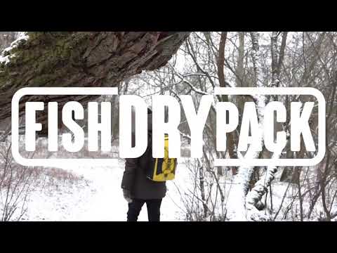 FishDryPack Explorer 20l yellow FDP-EXPLORER20 waterproof backpack