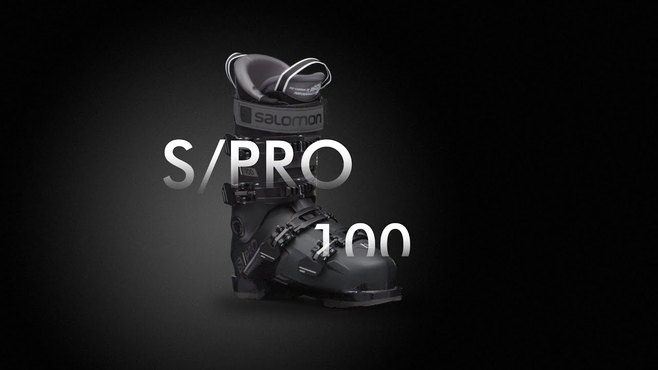 Men's ski boots Salomon S/Pro 100 GW black L41481600