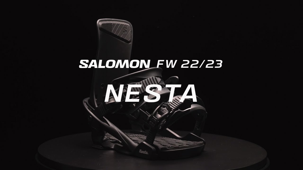 Women's snowboard bindings Salomon Nesta black L41778100