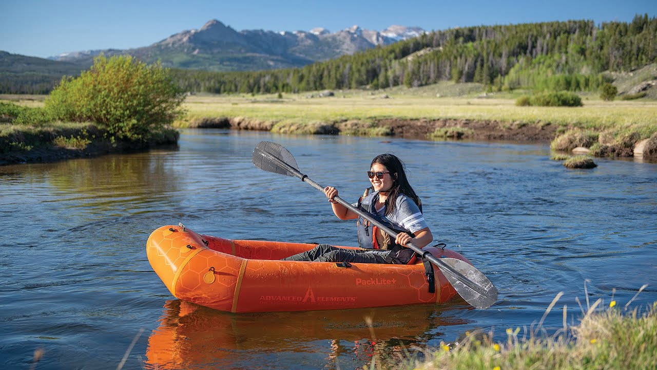 Advanced Elements Packlite+ PackRaft orange 1-person pontoon AE3037