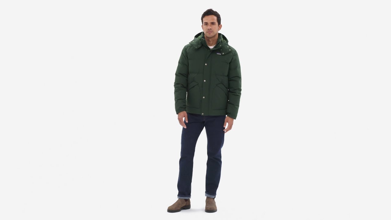 Men's down jacket Patagonia Downdrift down jacket grayling brown