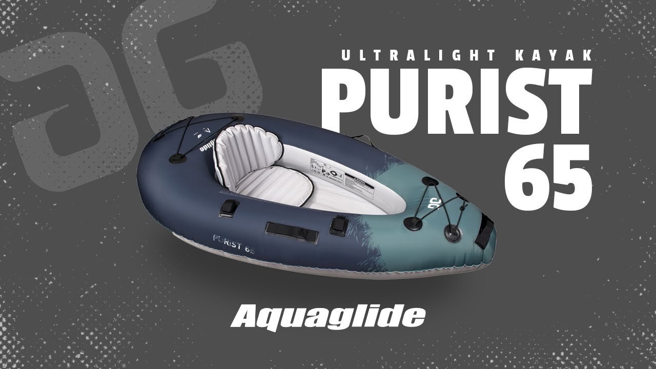 Aquaglide Backwoods Purist 65 grey 584121107 1-person inflatable kayak