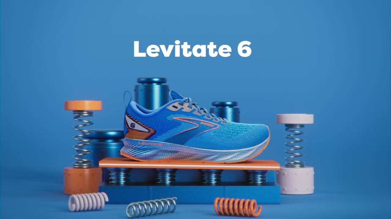 Brooks Levitate 6 men's running shoes grey 1103951D312