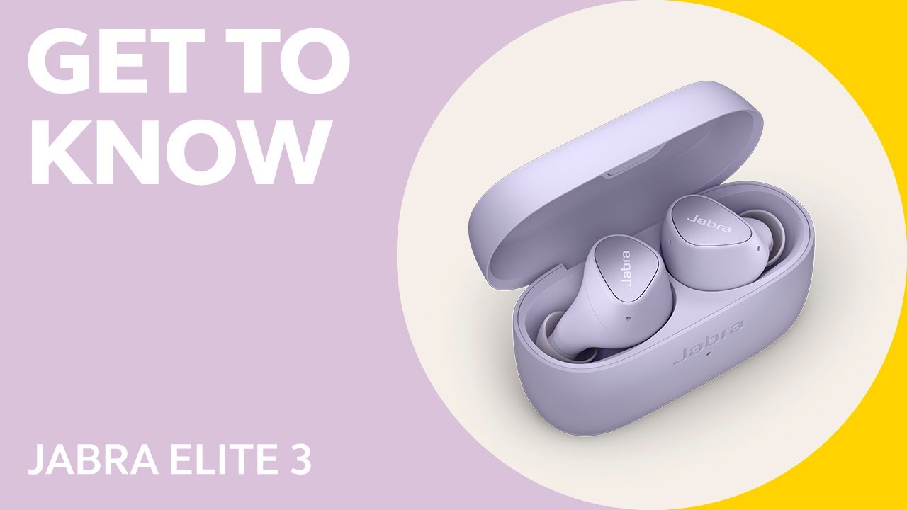 Jabra Elite 3 wireless headphones purple 100-91410002-60