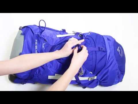 Women's trekking backpack Osprey Ariel 55 l blue 10002959