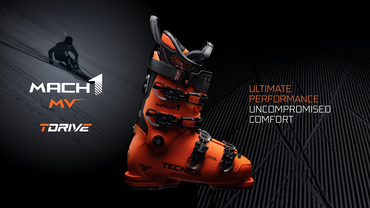 Men's Tecnica Mach1 130 MV ski boots orange 10193100D55