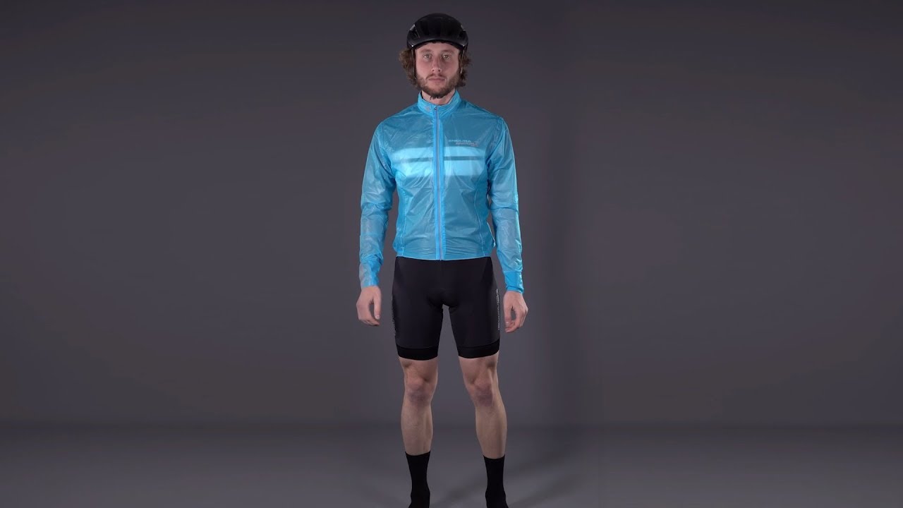 Endura FS260-Pro Adrenaline Race II hi-viz blue men's cycling jacket