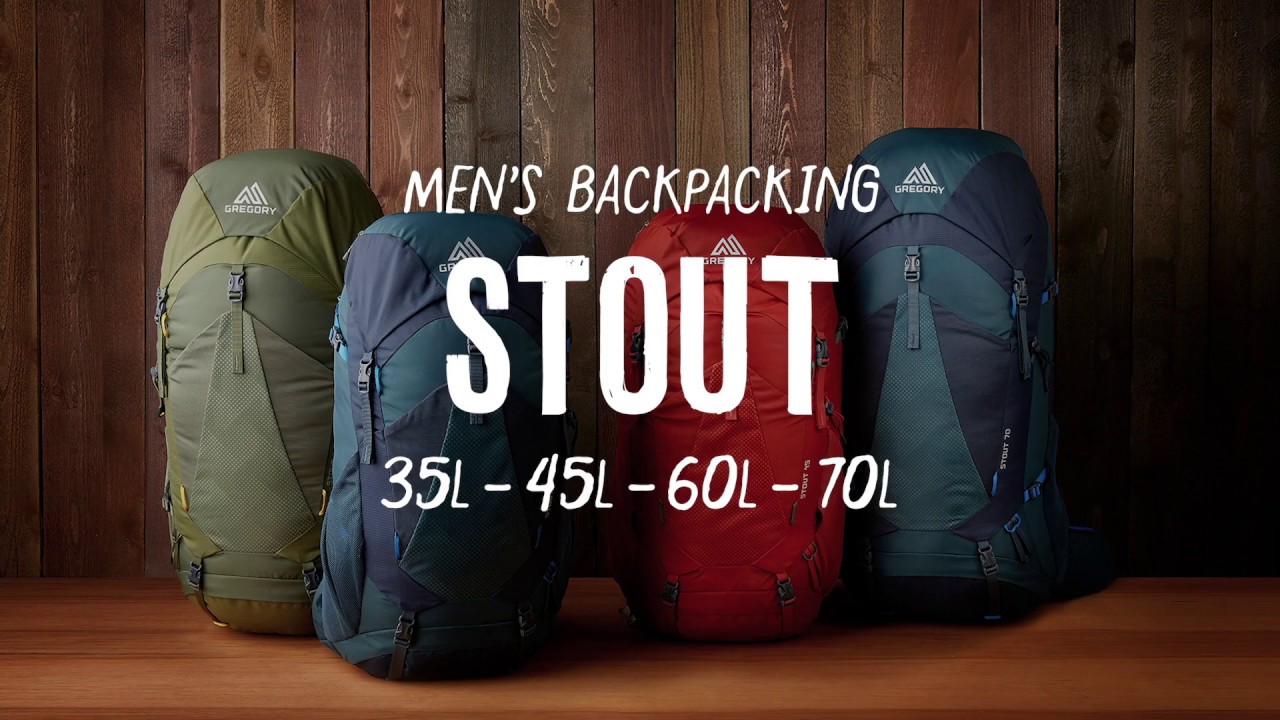 Gregory Stout 45 l hiking backpack black 126872