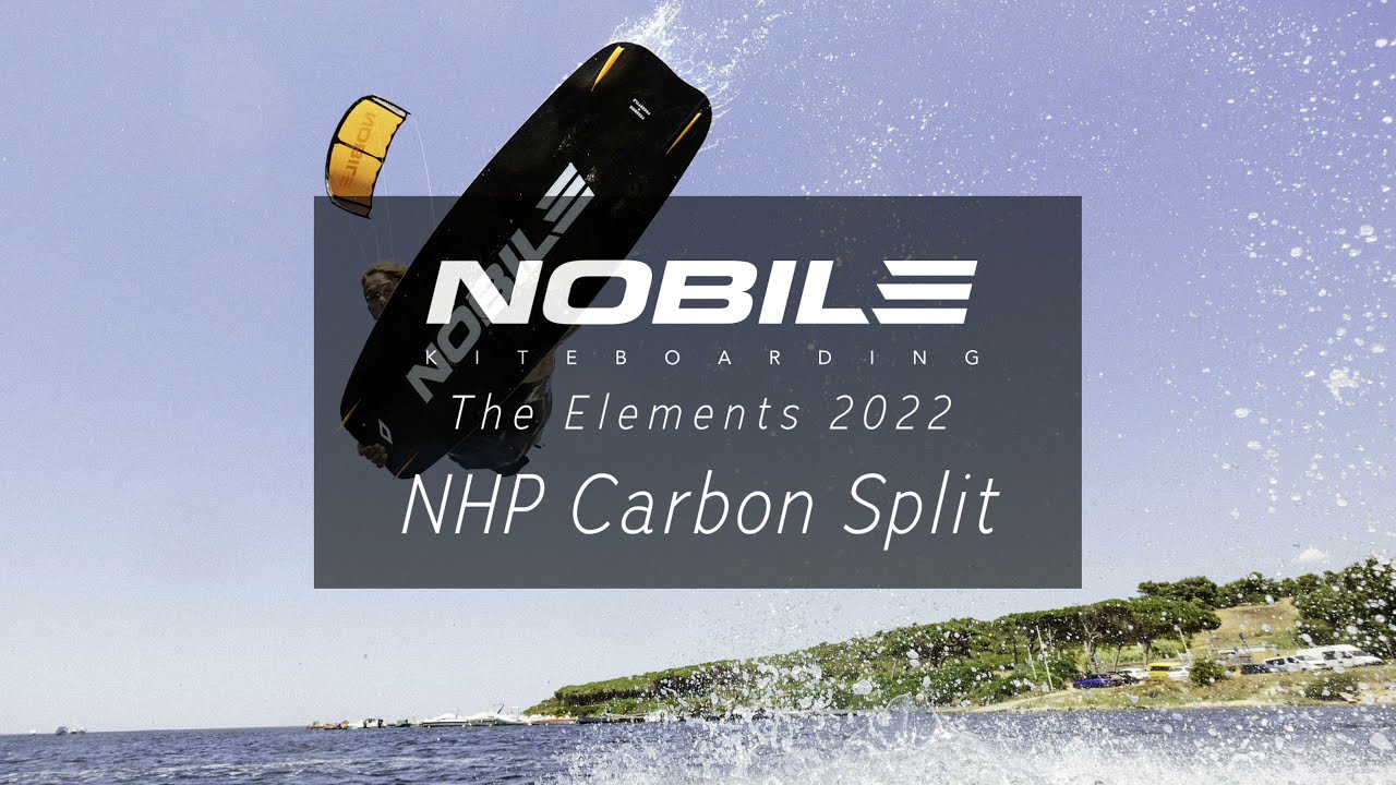 Nobile NHP Split Carbon kitesurfing board black K22