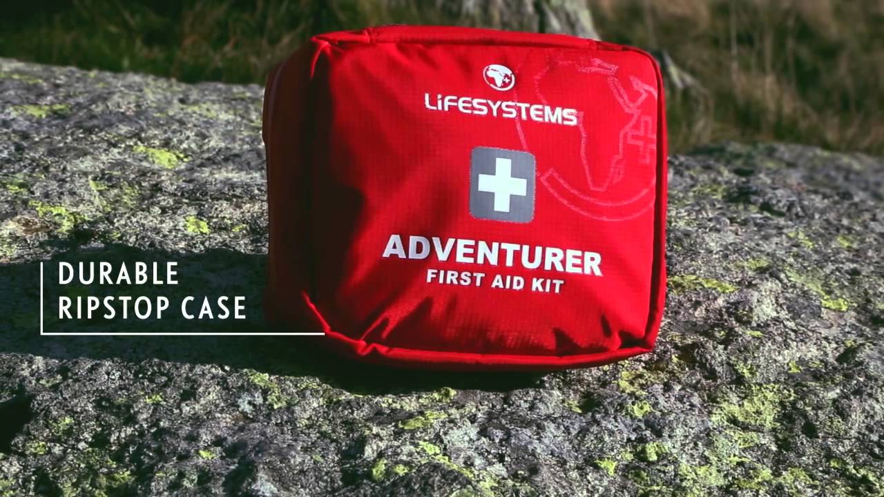 Lifesystems Adventurer First Aid Kit Red LM1030SI travel first aid kit