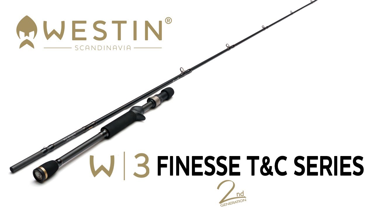 Westin W3 Finesse-T T&C 2nd 2sec spinning rod black W361-0712-ML